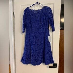 Eliza J dress. Size 10. Blue Lace.